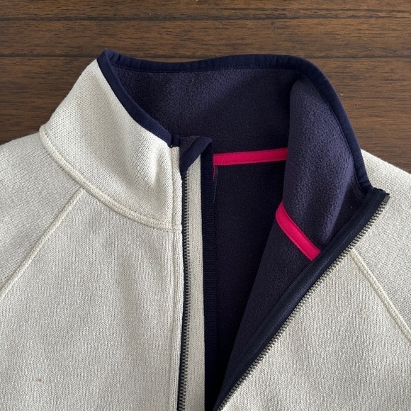 Gill Nottingham England Nautical 1/4 zip pullover fleece size US12 - Picture 5 of 11